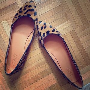 Madewell 1937 Leopard Calf Hair Flats